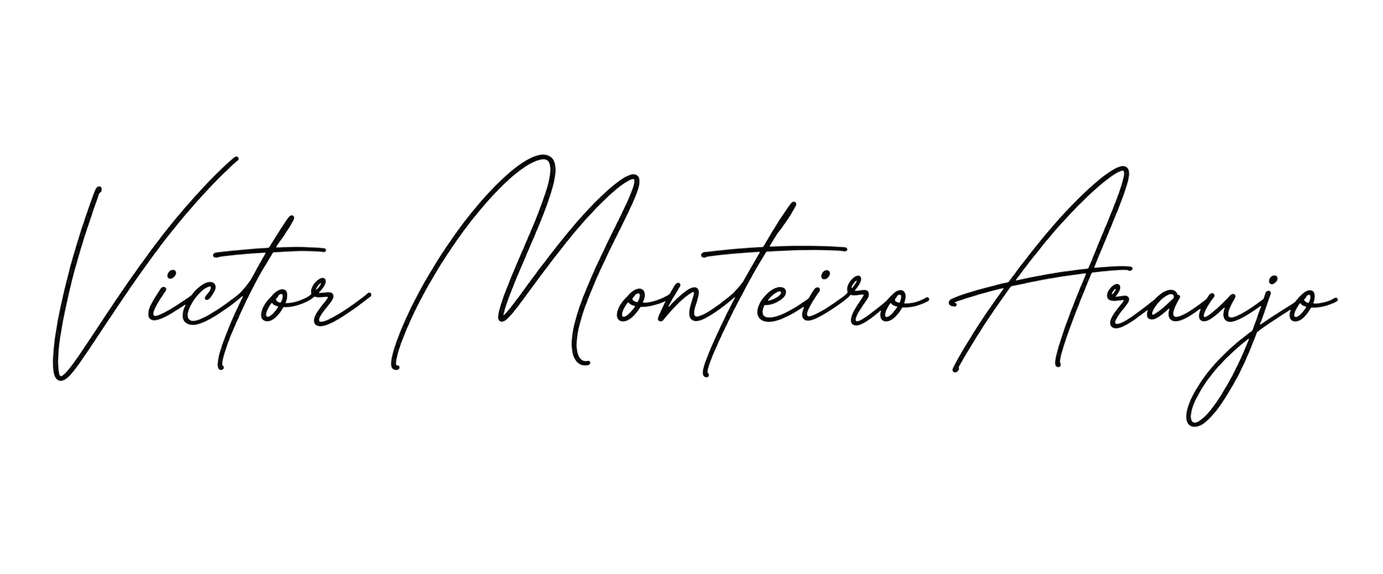 Firma de Victor Monteiro Araujo